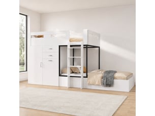 Lit superposé 2x90x200 cm <strong></strong>  <strong></strong> coloris bicolore