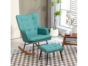 Pouf / repose pied <strong>MIVRAY </strong> <strong></strong> vert