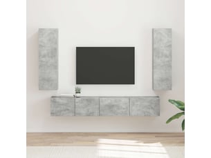 Meuble tv coloris gris 30 cm <strong></strong>  <strong></strong>