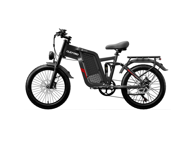 Fat bike électrique cleytro f7 750w, 20×4,0, tout-terrain, 48v 25ah, noir - Conforama B