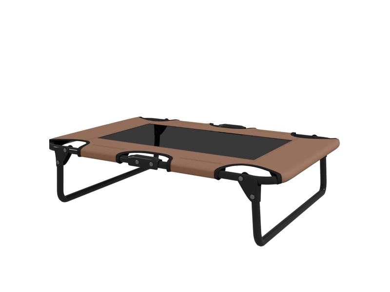  Lit enfent pliable  75 x 51 x 18 cm – marron – maille respirante, usage intérieur extérieur  - Conforama A