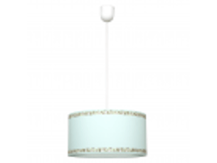 Suspension enfant fabrilamp cenefa vert 1xe27 hauteur réglable 30-76 cm ø35 cm
