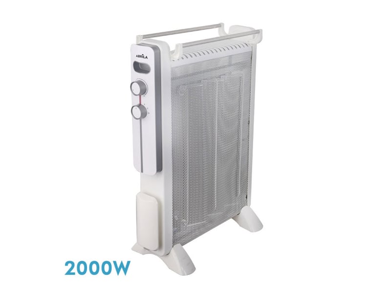  Fabrilamp caicos radiateur mica 2000 w 4 éléments blanc et gris 228822001 - Conforama A