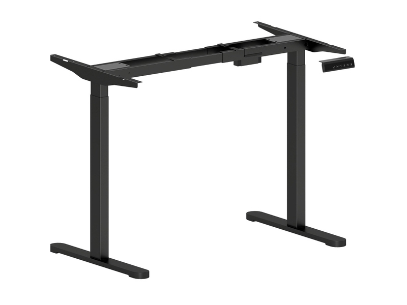  Piètement de bureau électrique réglable noir à 2 moteurs avec mémoire  - Conforama A