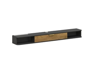 Meuble tv coloris gris 160 cm   