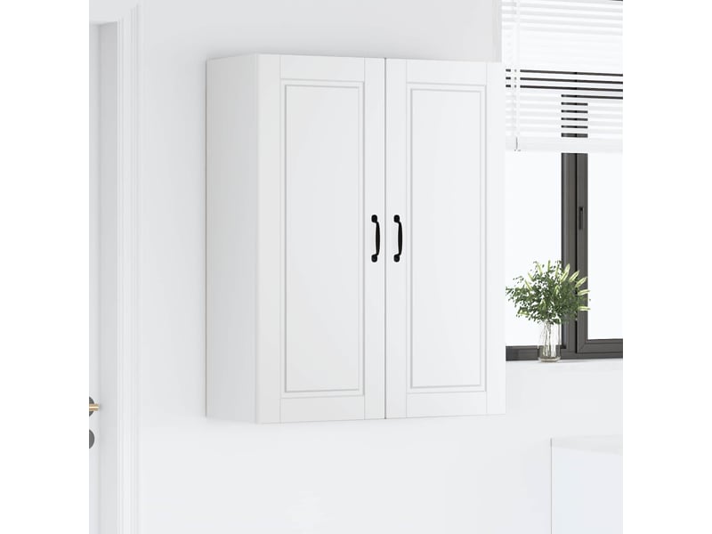 Meuble mural de cuisine, armoire de cuisine blanc 80x31x100cm bois d'ingénierie shl2340 - Conforama D