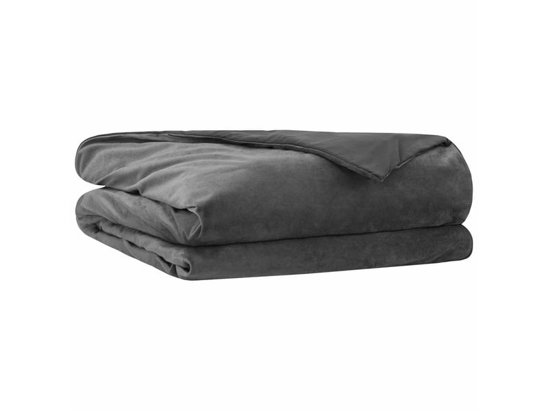  Couverture lestée adulte, couverture pondérée anthracite 200x230 cm 9 kg shl70447  - Conforama A