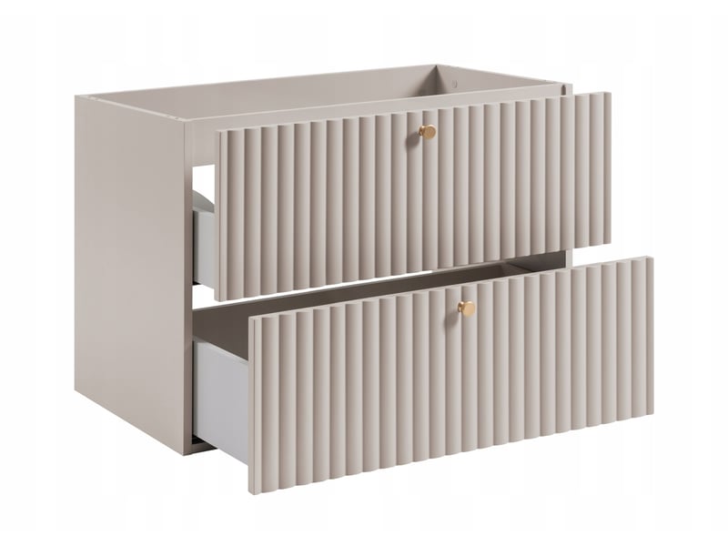  Meuble sous vasque suspendu bello cachemire 80 cm  - Conforama D