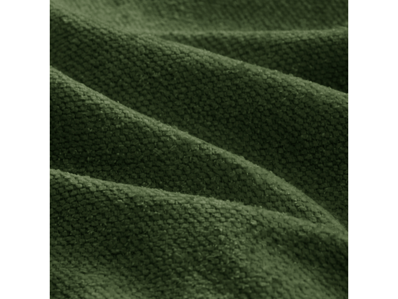  Canapé cloud vert en chenille, double méridienne, coussins inclus, sans montage  - Conforama E