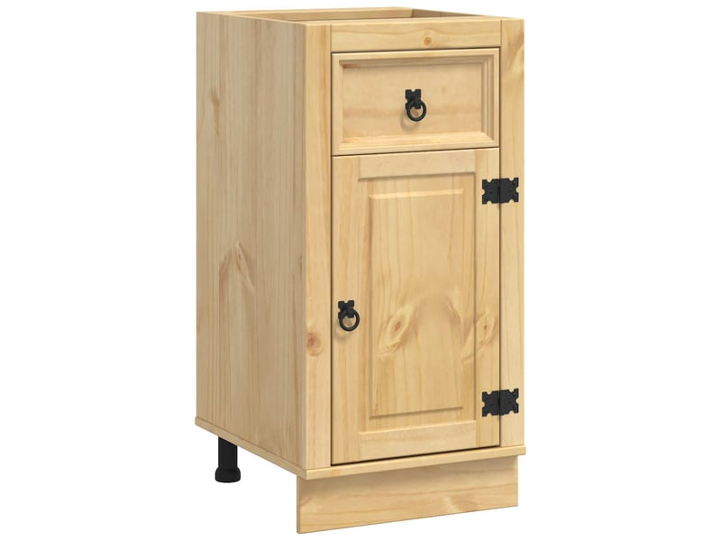  Armoire de cuisine, armoire ski brun miel 40x46x81,5cm pin massif  - Conforama A