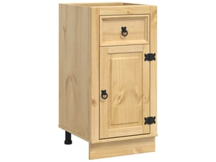 Armoire de cuisine, armoire ski brun miel 40x46x81,5cm pin massif
