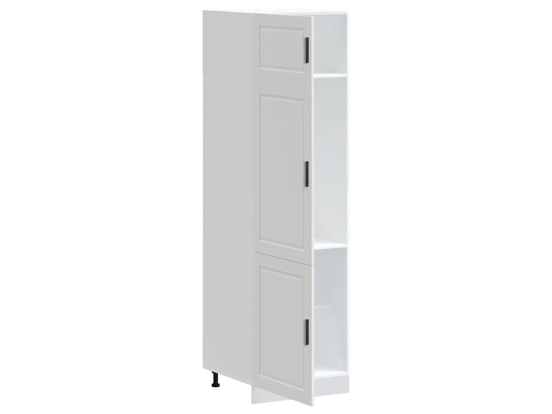 Meuble de rangement, armoire de cuisine porto blanc bois d'ingénierie - Conforama D