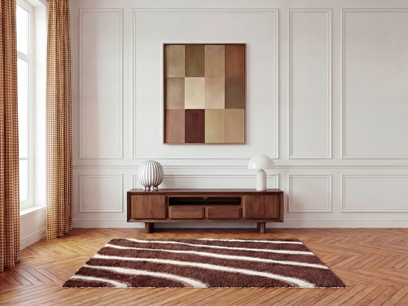  Bobochic meuble tv 2 tiroirs bellecour bois massif de manguier BELLECOUR - Conforama B