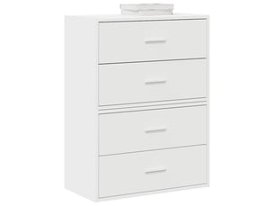 Commode 4 tiroir(s)    <strong></strong> <strong></strong> coloris blanc largeur 60 cm