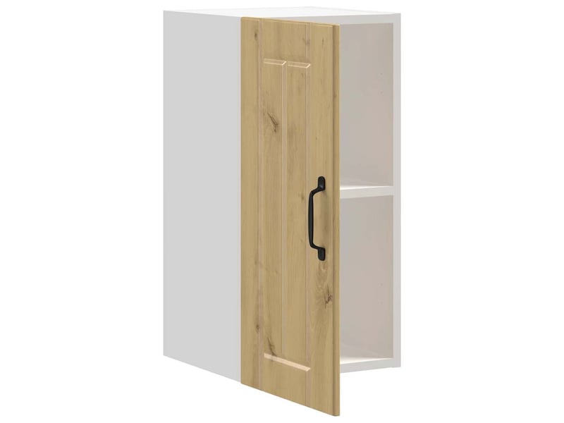 Armoire murale de cuisine lucca chêne artisanal bois ingénierie shl6020 - Conforama E