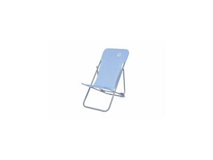 Chilienne de jardin pliable - 4 positions - o'sun - bleu - dimensions : 96 x 98 x 55 cm