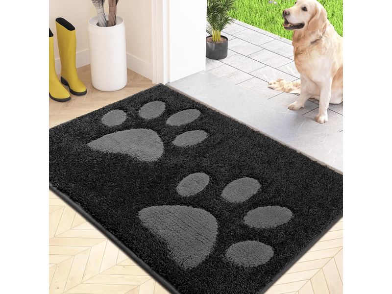  Tapis d'intérieur 50 x 80 cm, lavable en machine, antidérapant, doux et absorbant, idéal pour les chiens, l'entrée, la porte et le couloir AM002859SCM - Conforama B