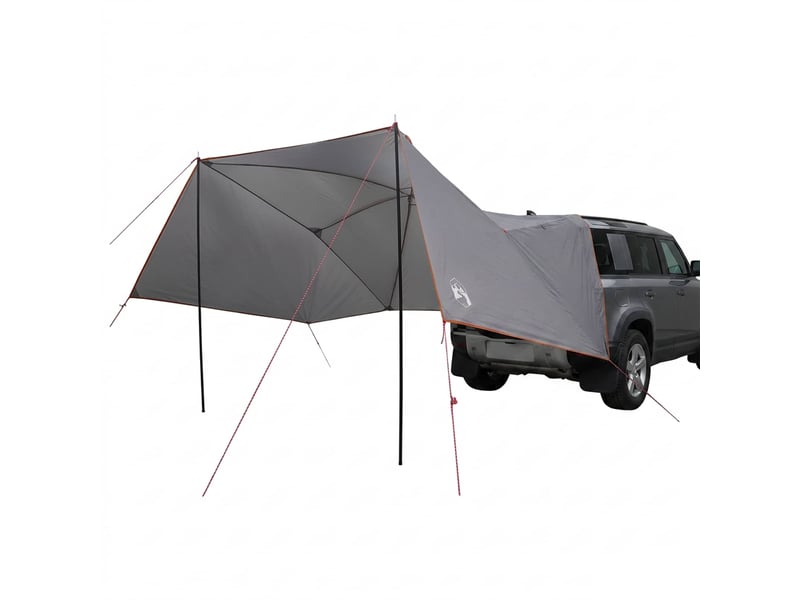  Tente voiture pour camping gris et orange 308x215x220 cm  - Conforama A