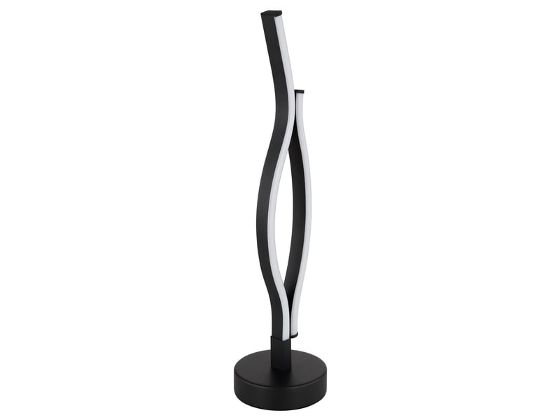  Lampe de table led intégrée noir mat 2x led 3000k  - Conforama B