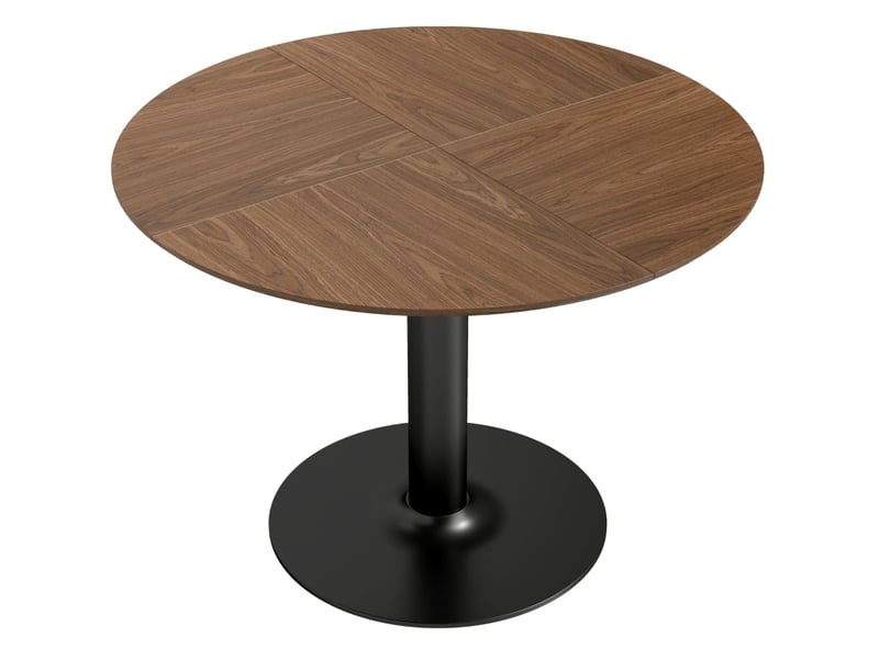 Table à manger ronde 6 personnes ø110 cm evryae - Conforama A