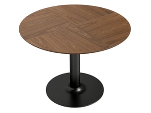 Table à manger ronde 6 personnes ø110 cm evryae