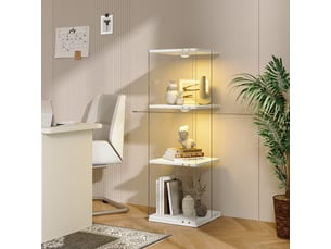 Vitrine coloris blanc  <strong></strong> <strong></strong> - x