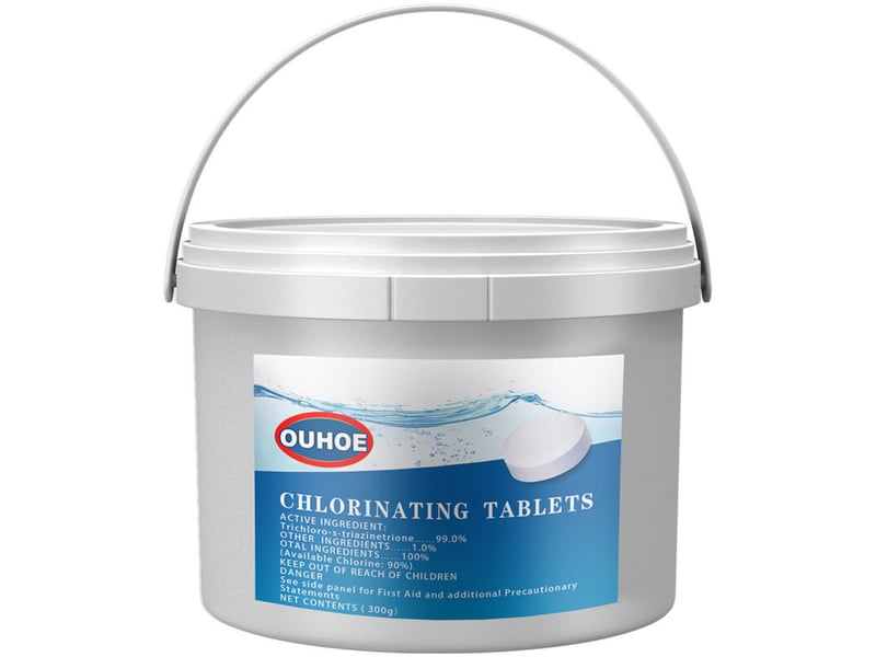 Clarifiant nettoyant en pastilles de chlore pour piscines spa 1 seau