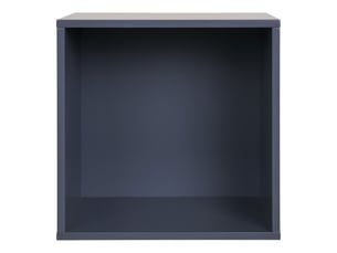 Horne - étagère murale en mdf gris foncé 34x30x34 cm