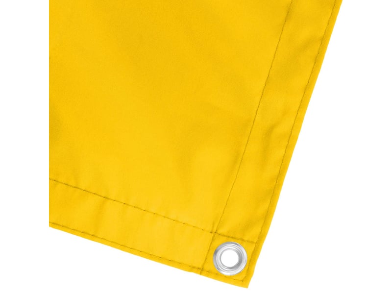  Brise vue balcon, écran de balcon 100x200 cm tissu oxford rectangulaire jaune  - Conforama C