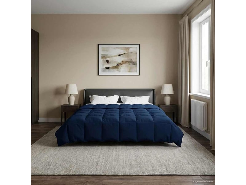 Duvet d'hiver - couette 200 x 220 cm hiver - couette microfibre (100% polyester) - Conforama D