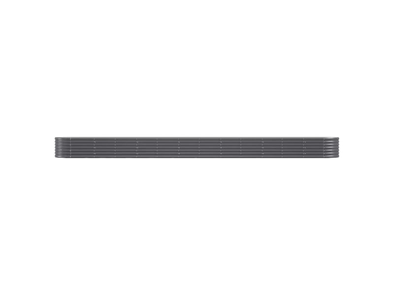  Jardinière - lit surélevé de jardin acier galvanisé anthracite  - Conforama C