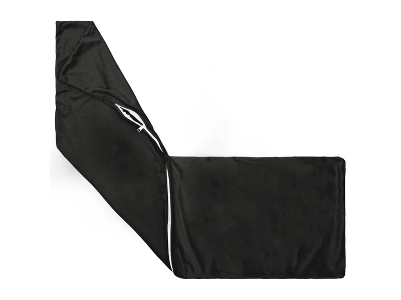  Coussin avec oreiller, coussin décoratifs heerlen noir 40 x 145 cm velours cf50970  - Conforama D
