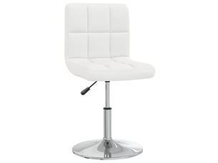 Tabouret de bar, chaise de bar blanc similicuir shl39221