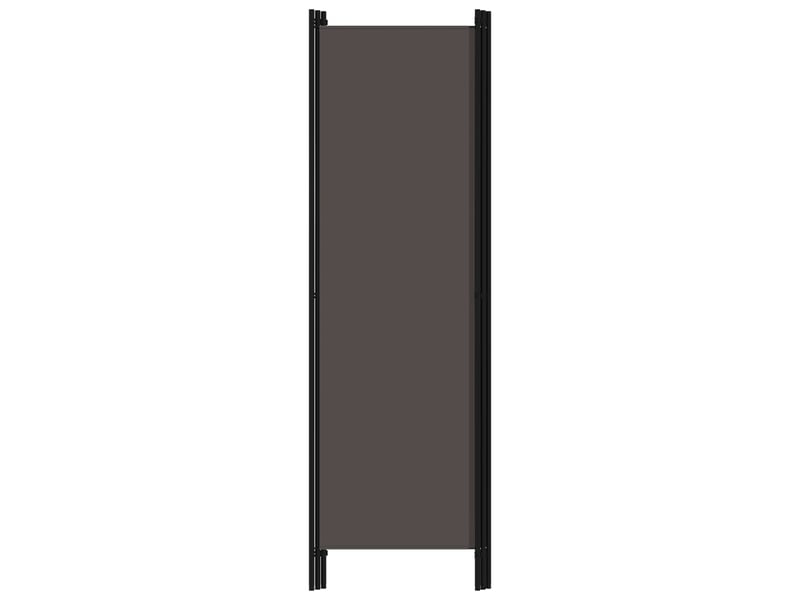  Paravent | cloison de séparation 3 panneaux anthracite 150x180 cm  - Conforama D