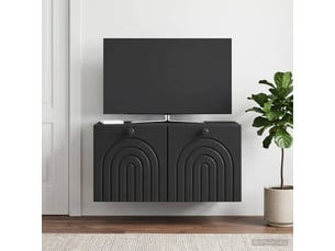 Meuble tv coloris noir 59.5 cm <strong></strong>  <strong></strong>