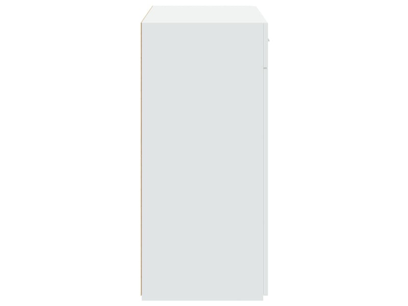  Buffet - bahut - meuble de rangement blanc 80x42,5x93 cm bois d'ingénierie  - Conforama E