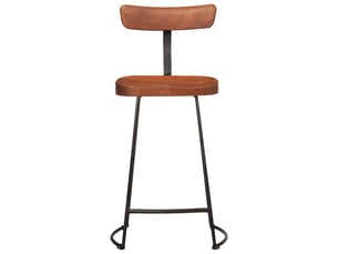Lot de 2 tabouret de bar, chaise de bar 49x43x88 cm bois de manguier massif