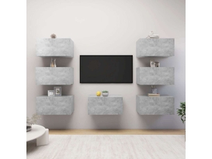 Meuble tv coloris gris 30.5 cm <strong></strong> <strong></strong>