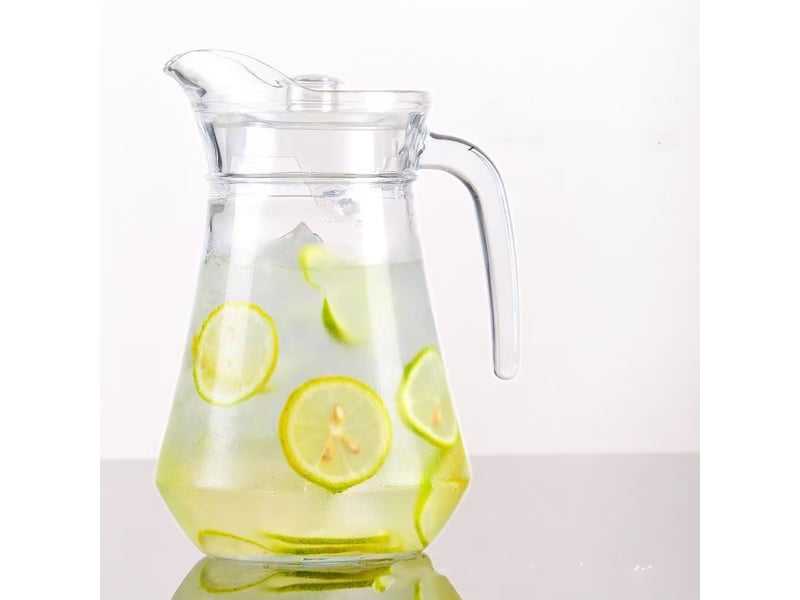  Broc à anse transparent - verre trempé - compatible lave-vaisselle - 1l  - Conforama E