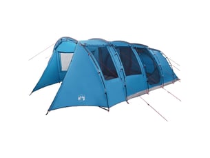 Tente tunnel, tente de camping bleu 675x392x210 cm