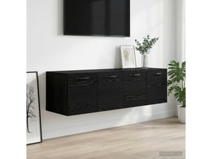 Meuble mural 2 pcs, meuble de rangement salon 120 x 36.5 x 35 cm bois d'ingénierie