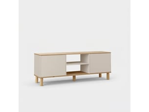 Meuble tv coloris beige 59.1 cm AHD AMAZING HOME DESIGN  