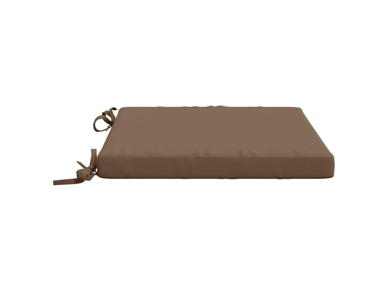 Lot de 4 coussins de siège, coussins d'assise soest 100 % polyester taupe cf60562  - Conforama D