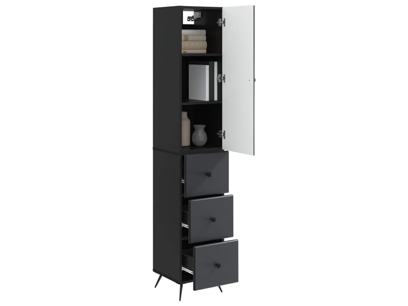  Ensemble de meubles 2 pcs, rangement de salon 34,5x34,5x90 cm bois d'ingénierie shl5407  - Conforama C
