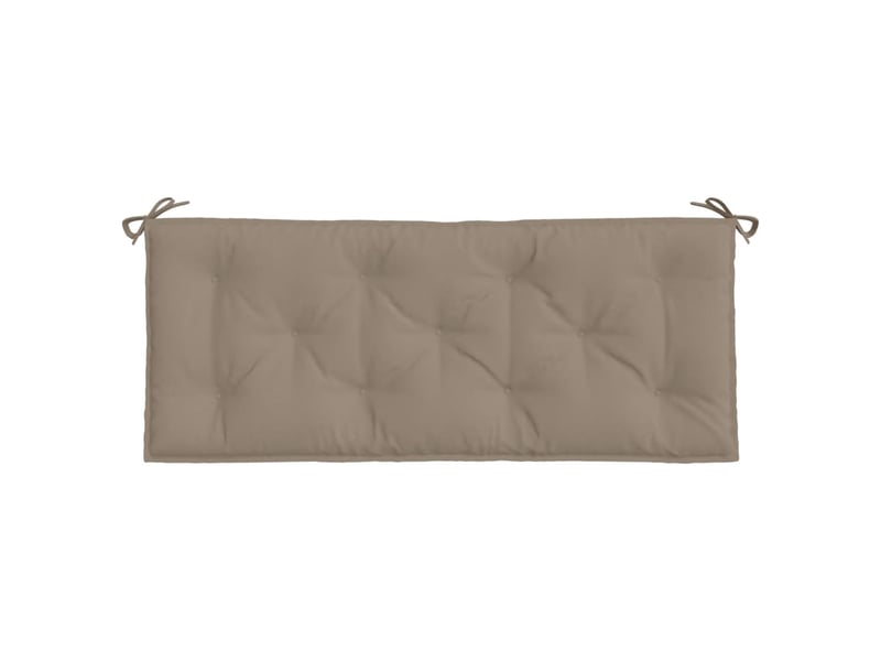  Lot de 2 coussins de banc jardin, coussins d'assise taupe 120x50x7 cm tissu oxford cf58741  - Conforama E
