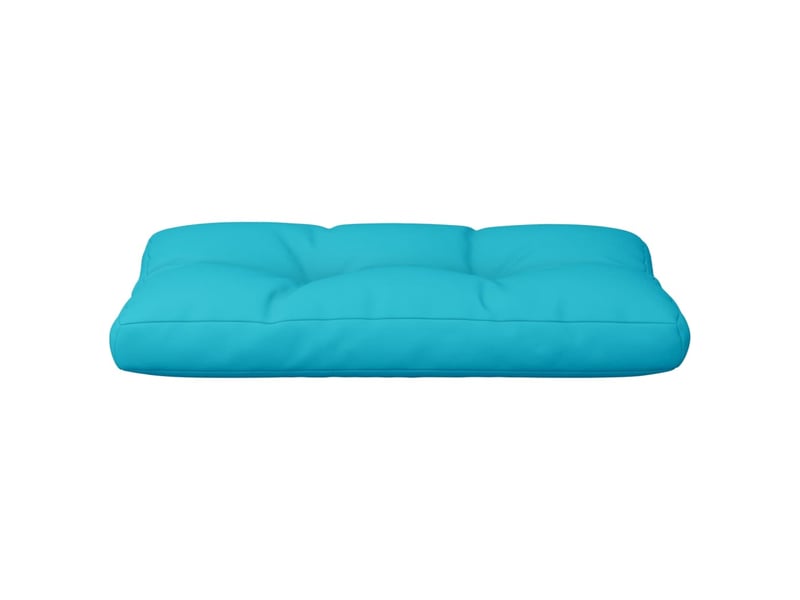  Coussin de palette, coussin de chaise, coussin de canapé turquoise 70x40x12 cm tissu cf55482  - Conforama E