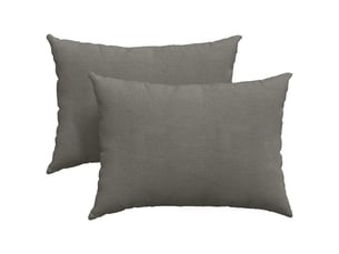 Lot de 2 coussins de canapé, coussins décoratifs gris clair 70 x 50 cm cf59074