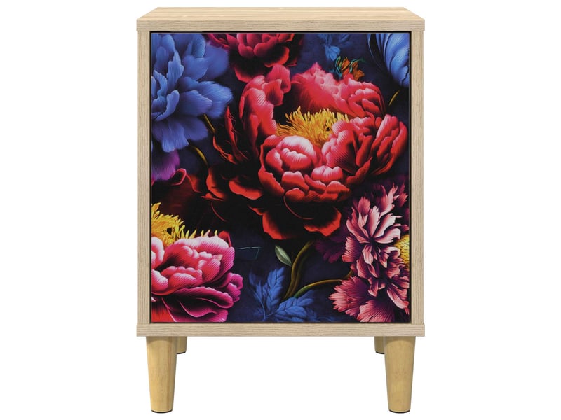  Table de chevet - cabinet de chevet - table de nuit kiel 2 pc chêne sonoma 36 x 33 x 50 cm  - Conforama E