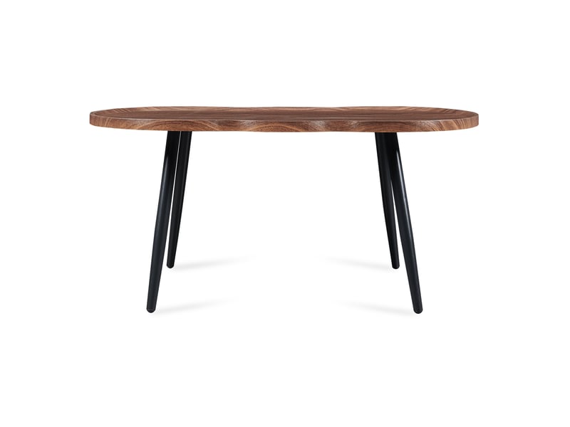  Table basse ken 100 x 60 x 47 cm effet noyer [en.casa]  - Conforama A