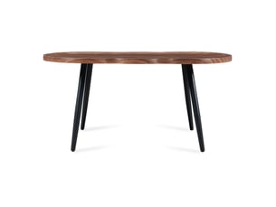Table basse ken 100 x 60 x 47 cm effet noyer [en.casa]